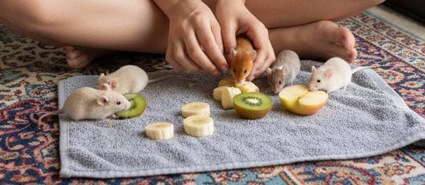 Mistura de sementes e pellets balanceada para a Alimentação para Camundongos